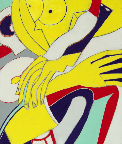 Knox Martin (b. 1923) Carmen Seated, circa 1975