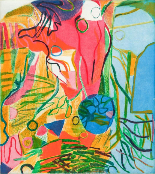 Bill Scott - Hydrangea I, 2013, print - Hollis Taggart