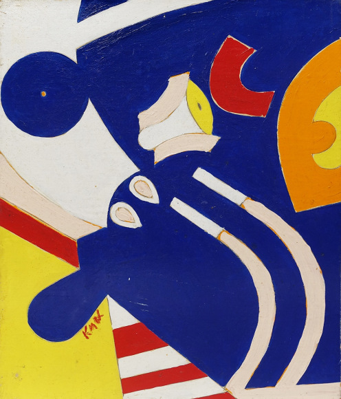 Knox Martin (b. 1923) Bust of Woman #4, 1973