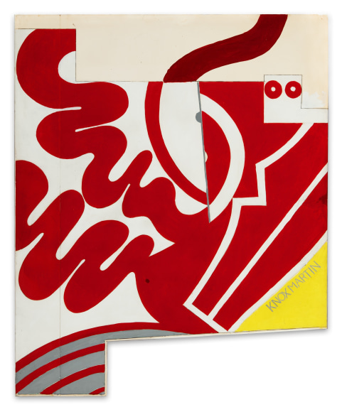 Knox Martin (b. 1923) Maquette for Wall Mural, 1975