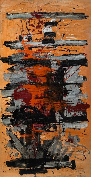 Michael (Corinne) West (1908-1991) Orange Sentinel, 1965-9