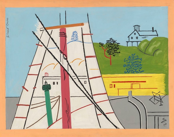 Stuart Davis - Red Mast, 1930