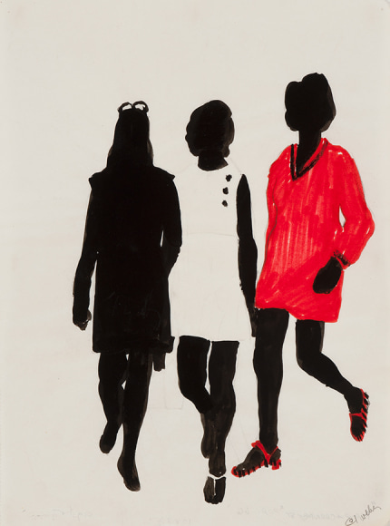 Idelle Weber (b. 1932) Pomp &amp; Carnaby St., 1966