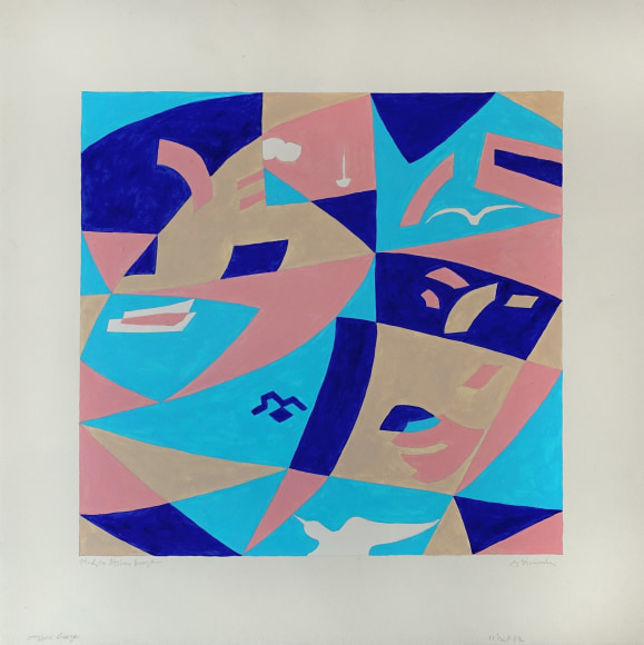 George Vranesh (1926-2014) Study for Offshore Breeze, 1995