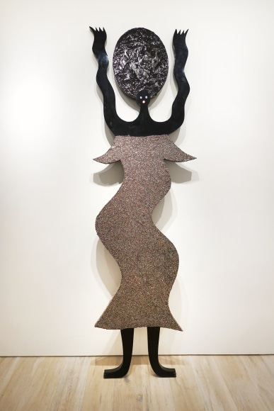 Devin Troy Strother, look at my guuurl Sha'niece over there getting her shine on (with that John McCracken Lean), 2013