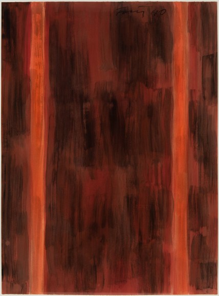G&uuml;nther F&ouml;rg (1952-2013) Untitled (red), 1990