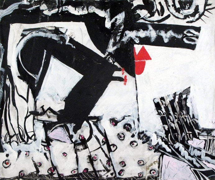 Knox Martin (b. 1923) Woman in Love, 2010