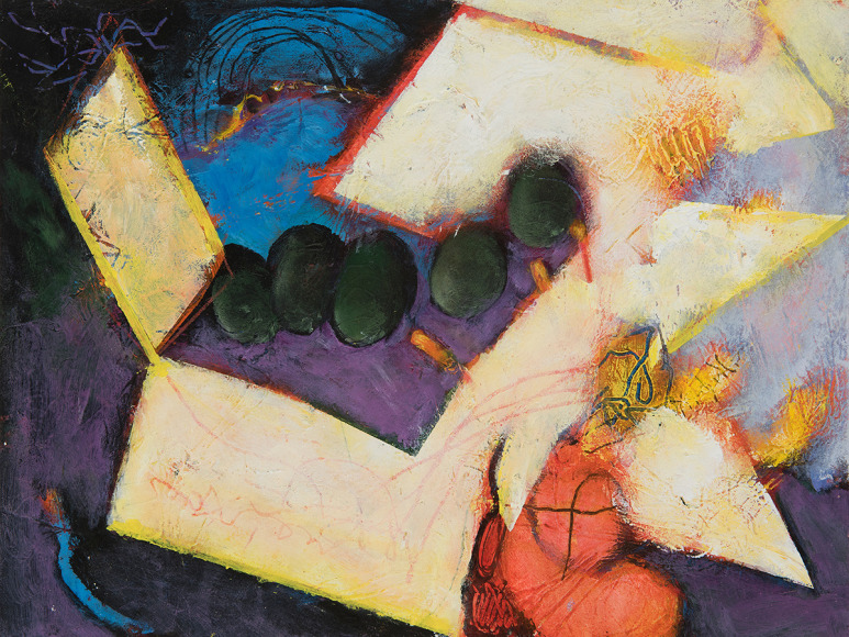 William Scharf (1927-2018) Ivory Totems, 2007-2012