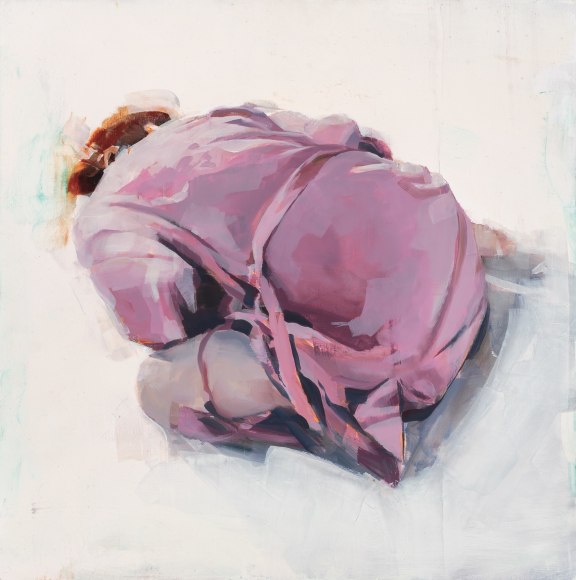 Alex Kanevsky (b. 1963) L.D.V. with Her Pink Robe, 2016