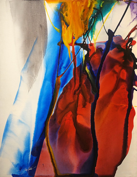 Paul Jenkins, (1923-2012) Phenomena Katherine Wheel, 1968