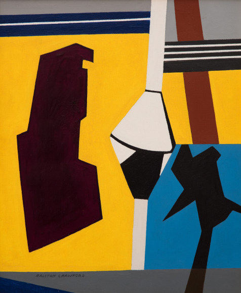 Ralston Crawford - Fishing Boat #3, 1955
