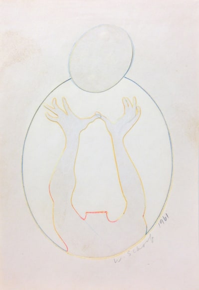 William Scharf, Untitled (Cut-Out), 1961