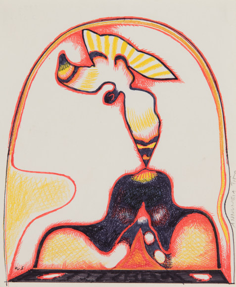 William Scharf, Arched Annunciation, 1979