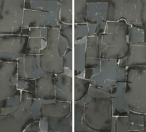 Conrad Marca-Relli - Black-Board 2 L-L-1-84, 1984 - Hollis Taggart