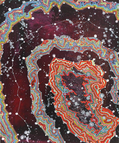 Barbara Takenaga - Red Geode, 2015 - Hollis Taggart