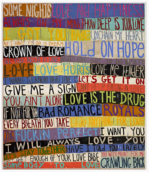 Squeak Carnwath - Love, 2014 - Hollis Taggart