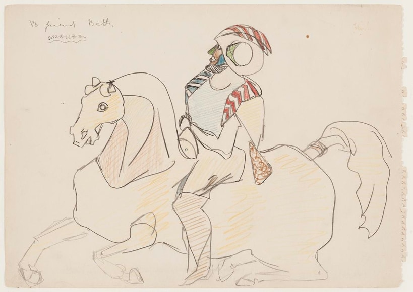John D. Graham - Horse and Rider, circa 1945