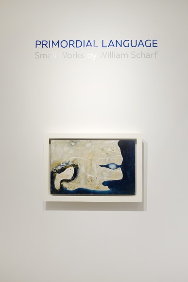 Installation view - Primordial Language: Small Works by William Scharf