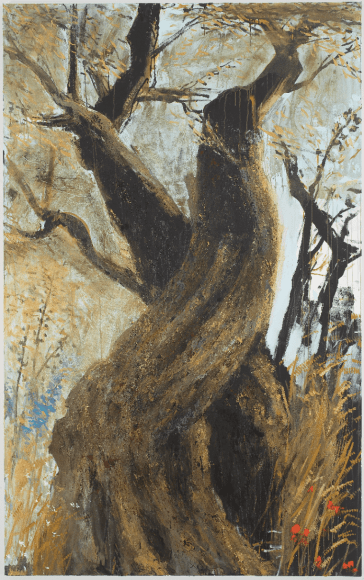 Nabil Nahas.  Untitled 2012. Acrylic on canvas, 96 x 60 inches (213.4 x 121.9 cm)