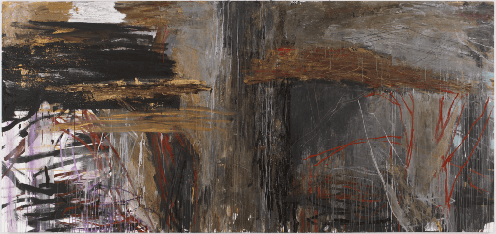 Nabil Nahas. Untitled, 2007. Acrylic on canvas, 65 x 138 inches (165.1 x 350.5 cm)