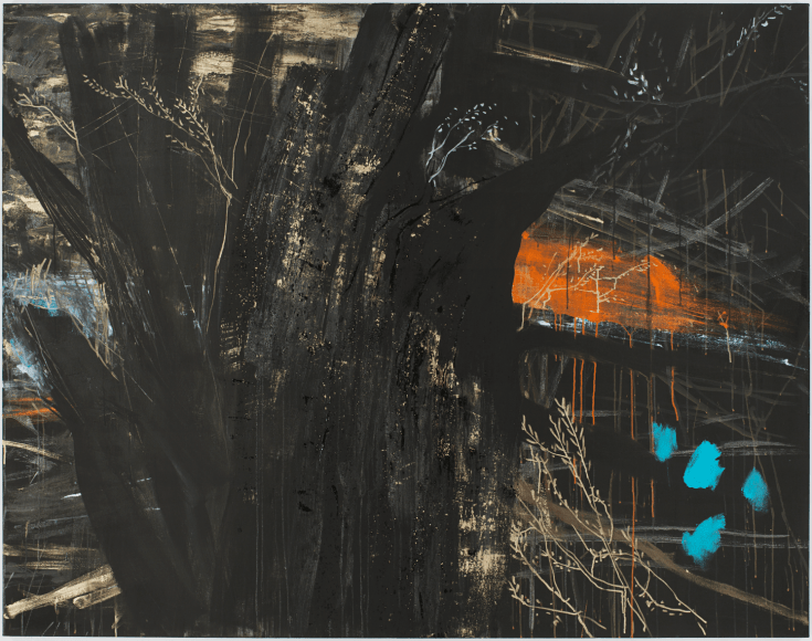 Nabil Nahas . Untitled 2010 . Acrylic on canvas, 66 x 84 inches (167.4 x 213.4cm)