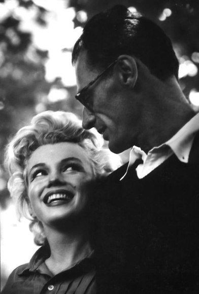 Connecticut, Marilyn Monroe and Arthur Miller, 1956, Silver gelatin print, 13.5 x 9&quot;
