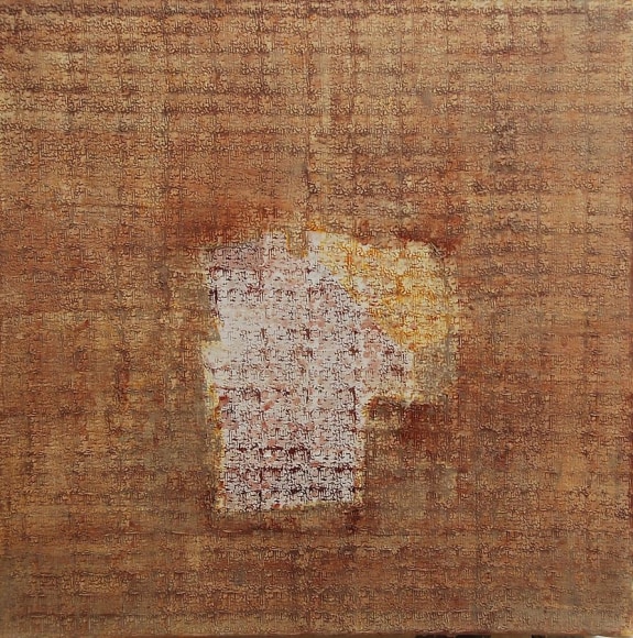 Yousef Ahmad, Mixed Media on Canvas, 70.9 x 70.9"