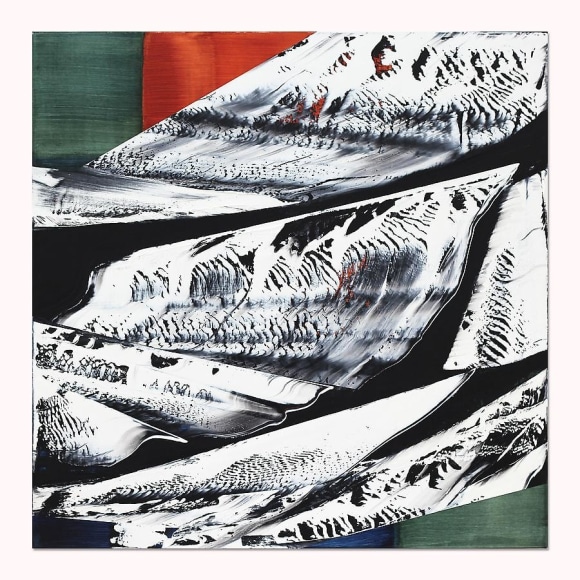 , Ricardo Mazal, Black Mountain MK8, oil on linen, 40 inches x 40 inches