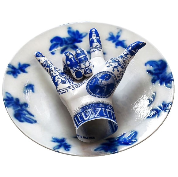 Blue Jean Blues - Led Zeppelin, 2012, digital print, 13.8 x 17.7 inches