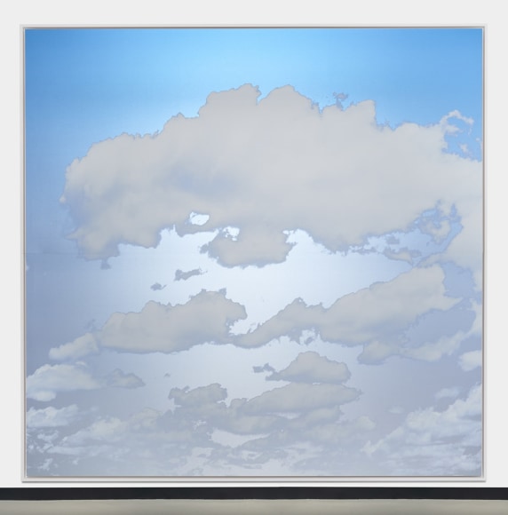 Unkai (A Sea Of Clouds) June 1 2024 2:48 PM NYC, 2024, ink on aluminum composite, 119.5 x 122.125 inches/303.5 x 310 cm