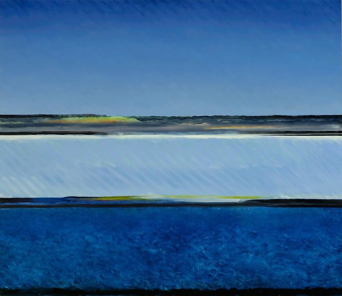 Apparently Meeting, 2007-2009, Oil on canvas, 70 x 80&quot;