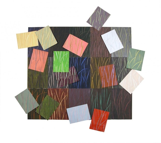 Susan Weil Color Field, 1990  Acrylic on paper  93 x 93&quot;