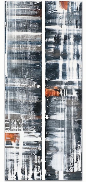 ODENWALD 1152 N. 22, 2008, Oil on linen, 78 x 33.5&quot;