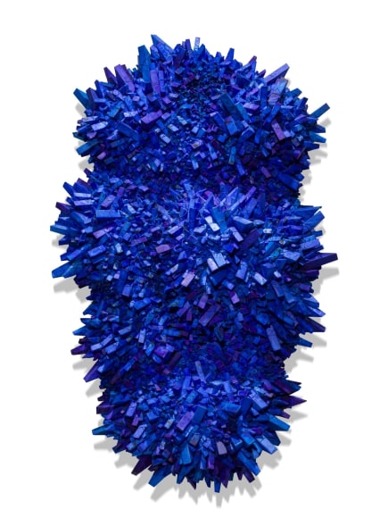 Chun Kwang Young, Aggregation 21 - SE134, 2021, mixed media with Korean mulberry paper, 170 x 98 x 35 cm (66.9 x 38.6 x 13.8 inches)