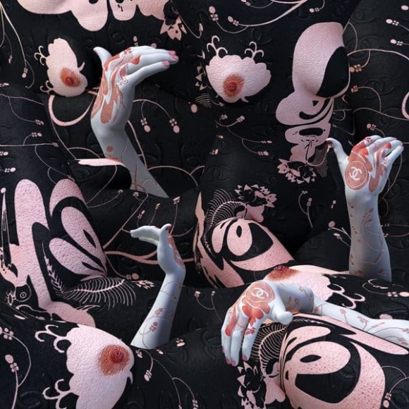 Bird land-chanel, 2009, 120cm x120cm