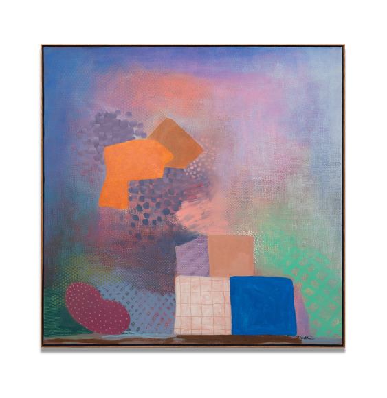 Robert Natkin, Magical Evening Time, 1991, acrylic on canvas, 122 x 122 cm (48 x 48 inches)