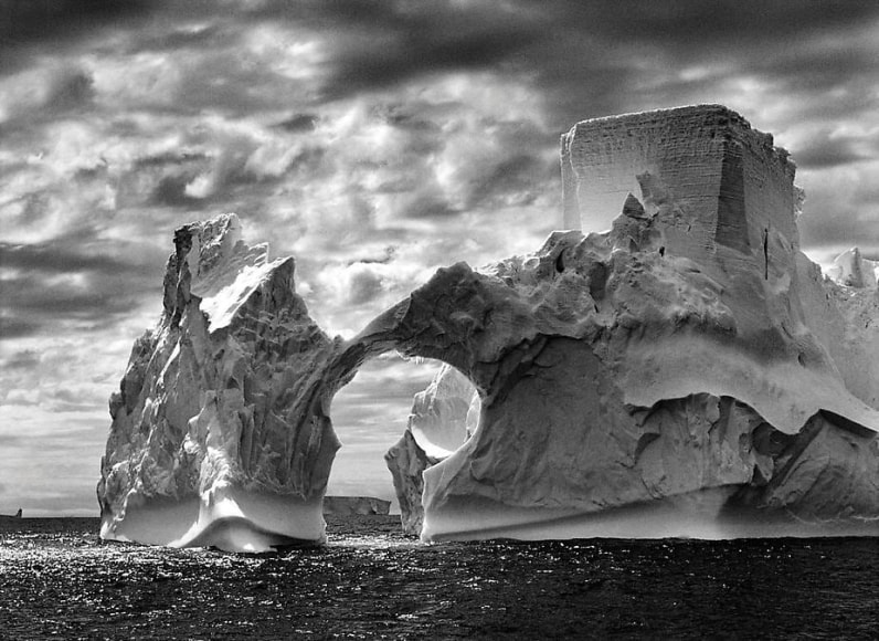 Sebastião Salgado, Iceberg Between Paulet Island and the South Shetland Islands in the Weddell Sea, Antarctic Peninsula, 2005, gelatin silver print, 61 x 88.9 cm (24 x 35 inches) © Sebastião Salgado