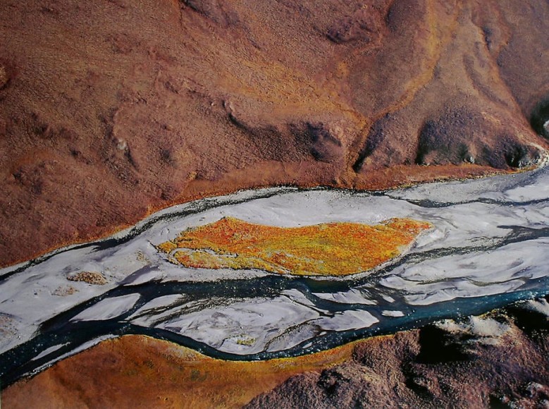 Subhankar Banerjee,  Hulahula River I , 2002, digital chromogenic print, 31 x 41"