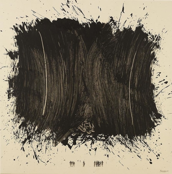 Chaouki Chamoun, The Apocolypse III, 2009, acrylic on canvas, 55 x 55 inches