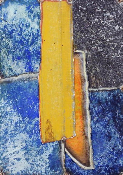 Spice Market 172, 2011, pure pigment on steel, 20 x 14 inches