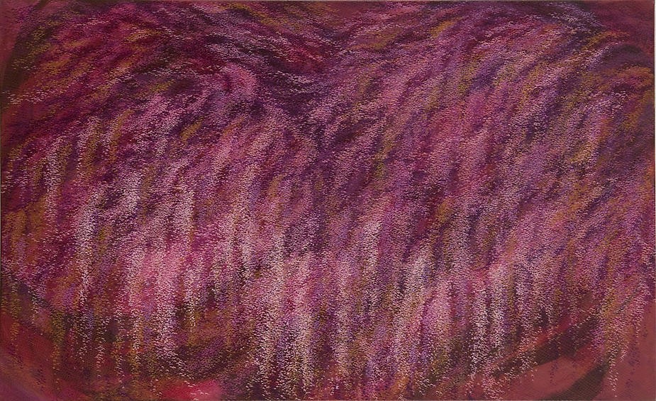 Reflection, 2008, Acrylic on canvas, 69 x 43"