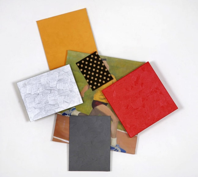 Susan Weil, Construct, 2008, acrylic on canvas, 111.8 x 134.6 x 7.6 cm (44 x 53 x 3 inches)