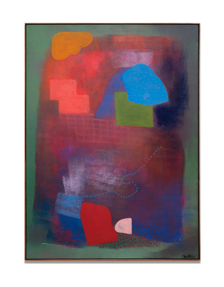 Robert Natkin, Ella Fitzgerald, 1991, acrylic on canvas, 165.1 x 122 cm (65 x 48 inches)