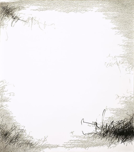 Untitled, 2011 Pen and varnish on canvas