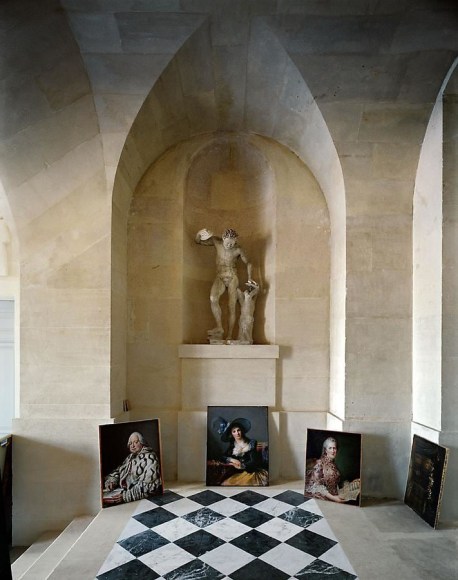Galerie Basse, (51) CCE.01.041, Corps Central &ndash; R.d.C., Ch&acirc;teau de Versailles, France, 1986, archival inkjet print, 50 x 40 inches