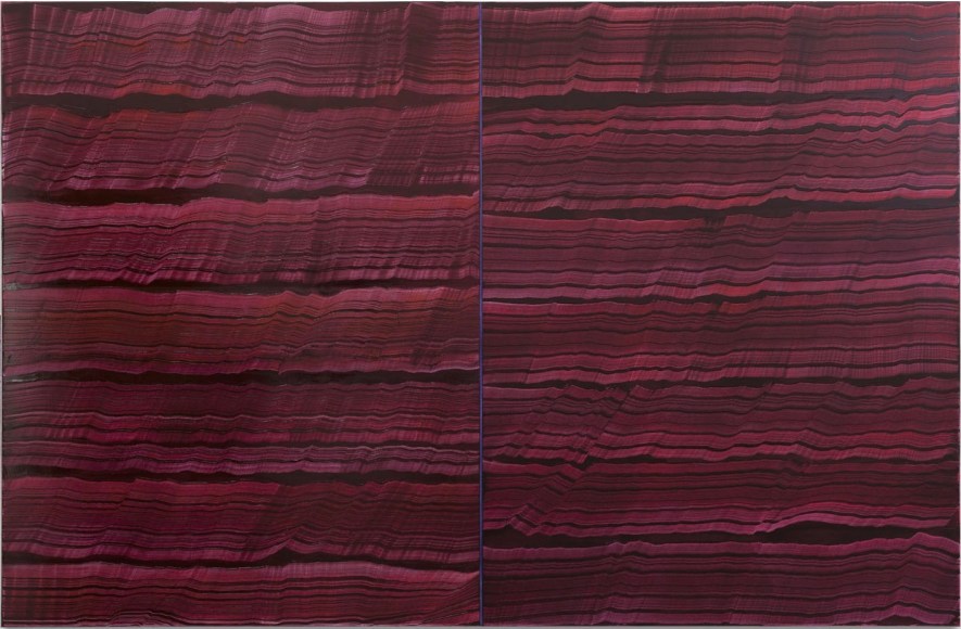 4 Los Angeles - Violet, 2016, oil on linen,&nbsp;83 x 128 inches/210.8 x 325.1 cm