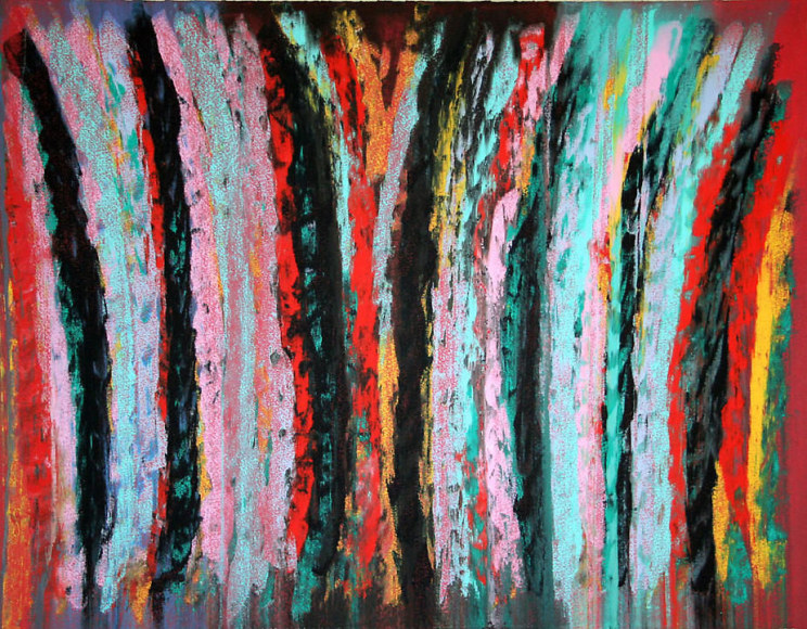 Maikal Green, 2007, Mixed media on Arches paper, 20 x 26&quot;