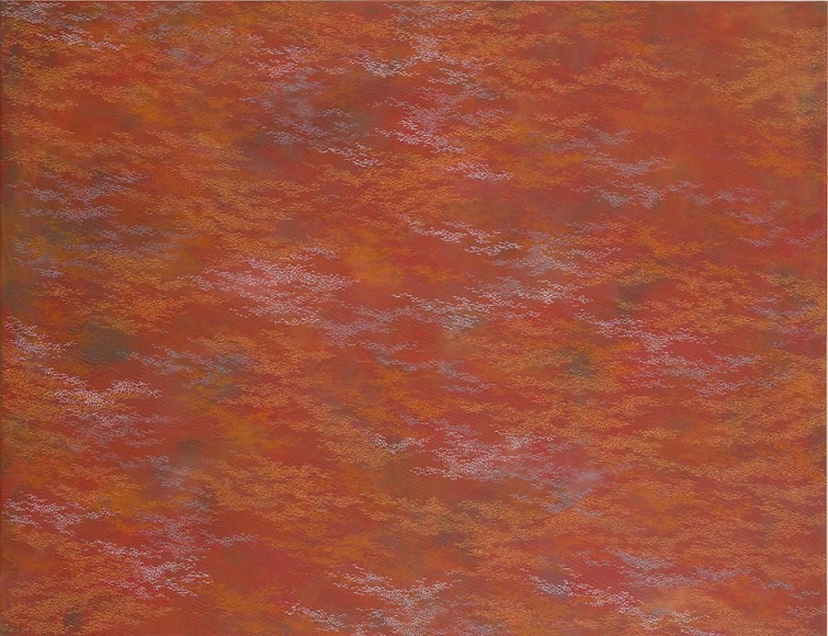 Red Base, 2008, Acrylic on canvas, 48 x 63"
