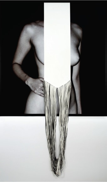 Kamolpan Chotvichai, Blankness, 2015, c-type print and hand cut canvas, 110 x 103 cm (43.25 x 40.5 inches)