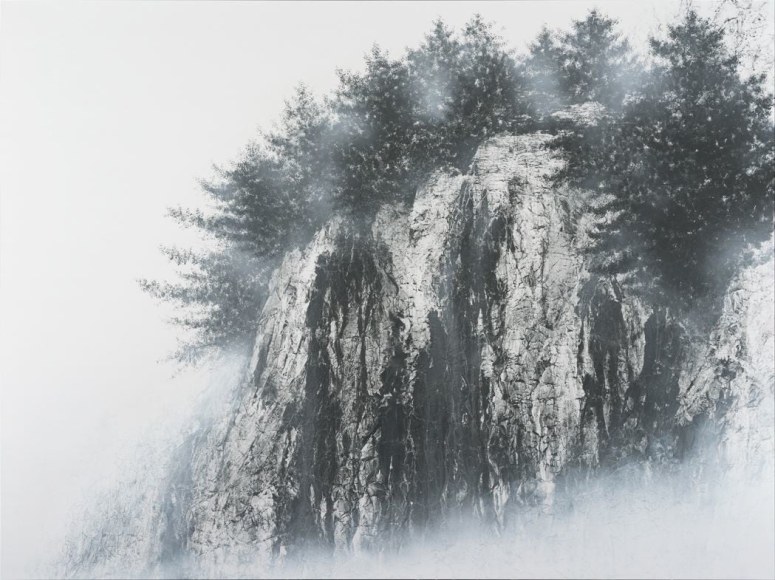 Hiroshi Senju, At World's End #6, 2017, acrylic and natural pigments on Japanese mulberry paper mounted on board, 193.8 x 259.1 cm (76.3 x 102 inches)
